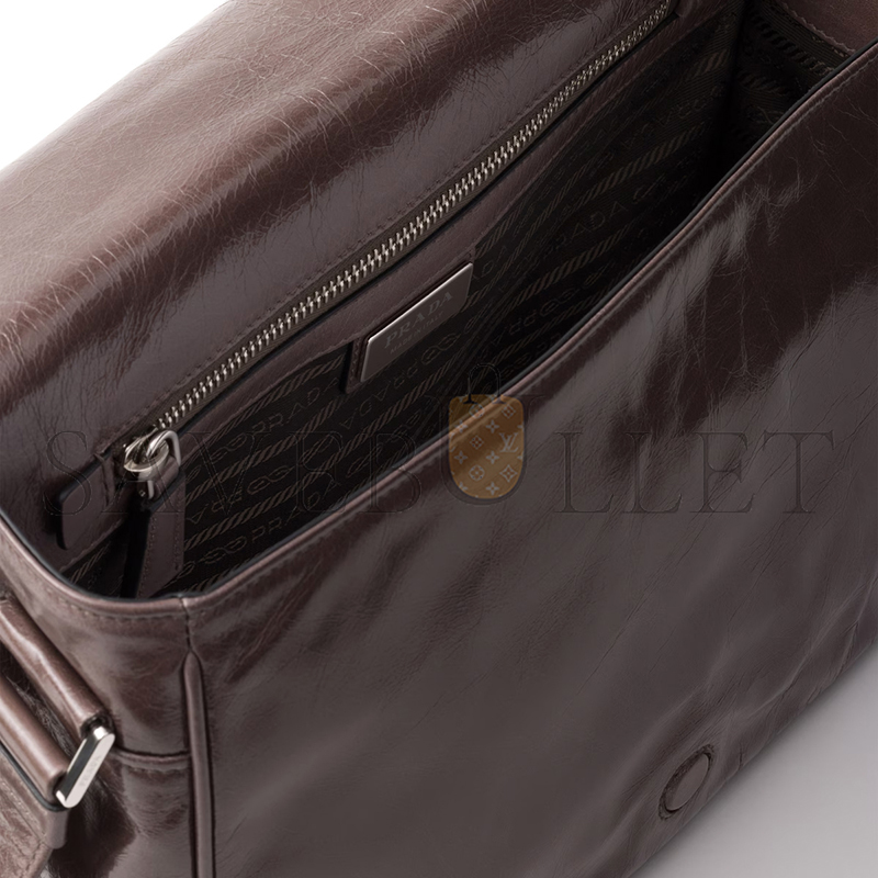 PRADA LEATHER SHOULDER BAG 2VD07 (30*20*11cm) PRADA LEATHER SHOULDER BAG 2VD07 (30*20*11cm)